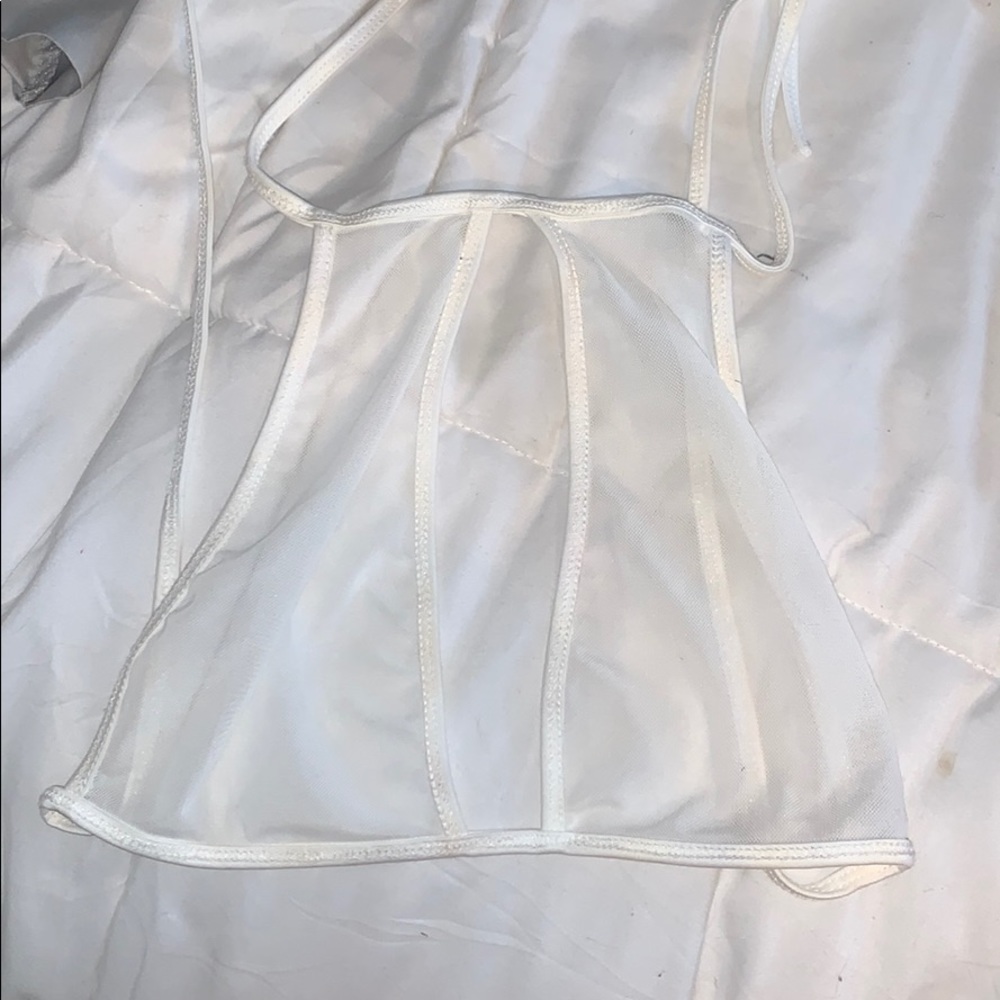 Dolls skill sheer bralette/top